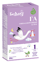 Беллакт Гипоаллергенный  Active 1 0-6 мес  (21*300 гр) 3598