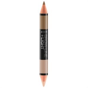Карандаш для бровей и хайлайтер Light Brown 1387912