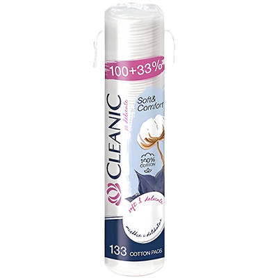 Космет.ватные диски CLEANIC SOFT&COMFORT 35*133 шт 95012856 - фото 4628